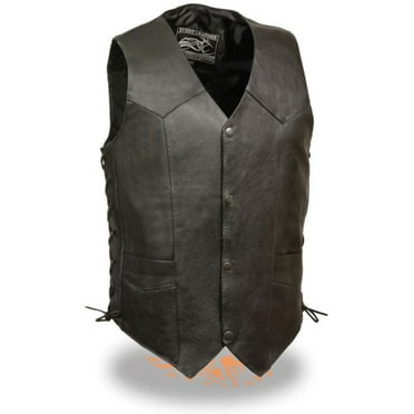 Event Leather Mens Indian Head Vest Black, 4X-Large Event Leather Mens Indian Head Vest Black, 4X-Large
